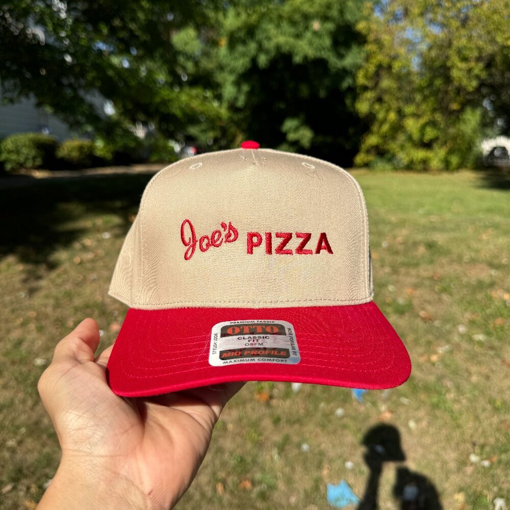 Joes Pizzeria Pizza Hat Cap Adjustable nYC